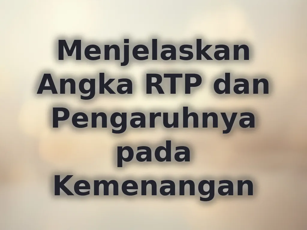 Angka RTP